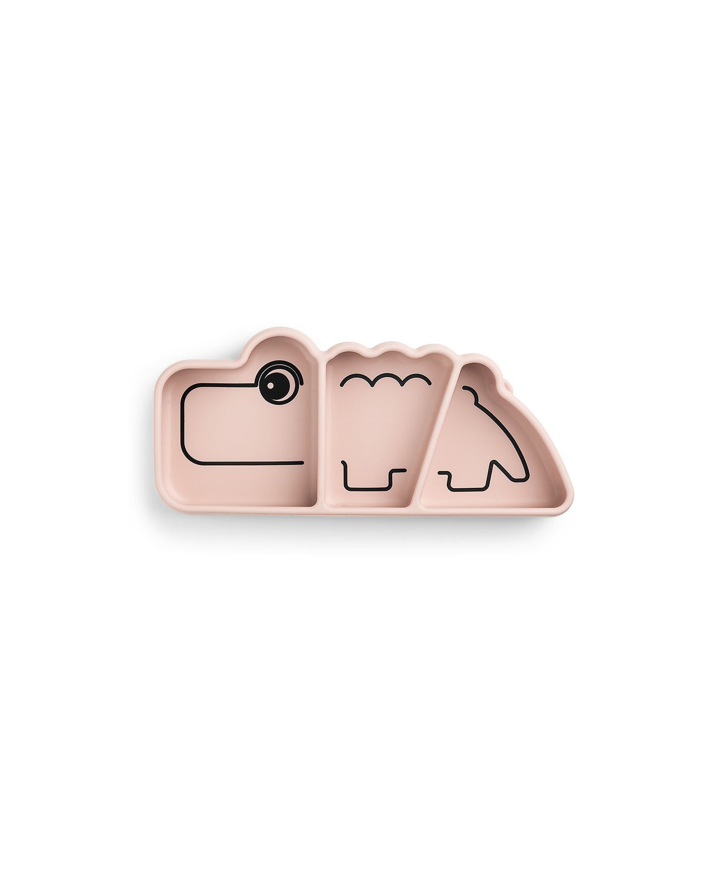 Piatto in silicone alimentare Coccodrillo Done by Deer