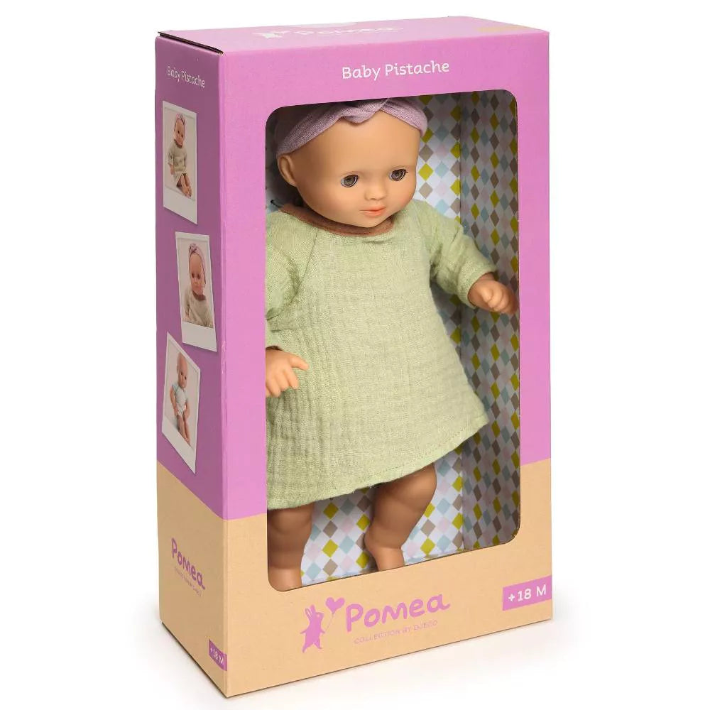 Bambola morbida Pomea BABY PISTACHE