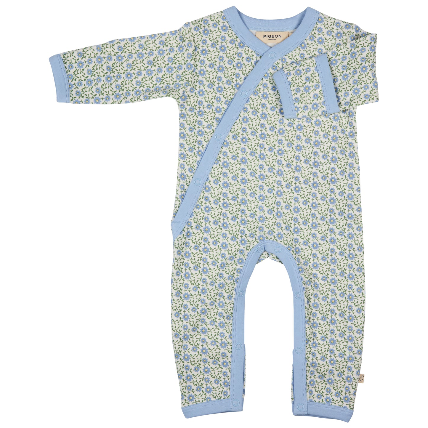 Tutina lunga PIGEON - DITSY BLUE
