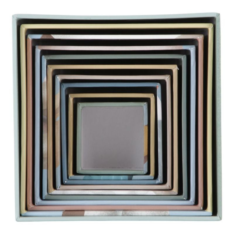 Cubi impilabili in cartone rigido