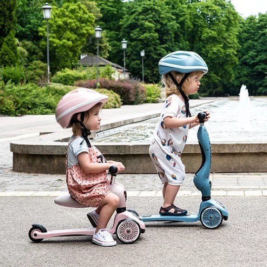 Monopattino e cavalcabile Scoot&Ride - Rosa