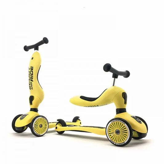 Monopattino e cavalcabile Scoot&Ride - Lemon (Giallo)
