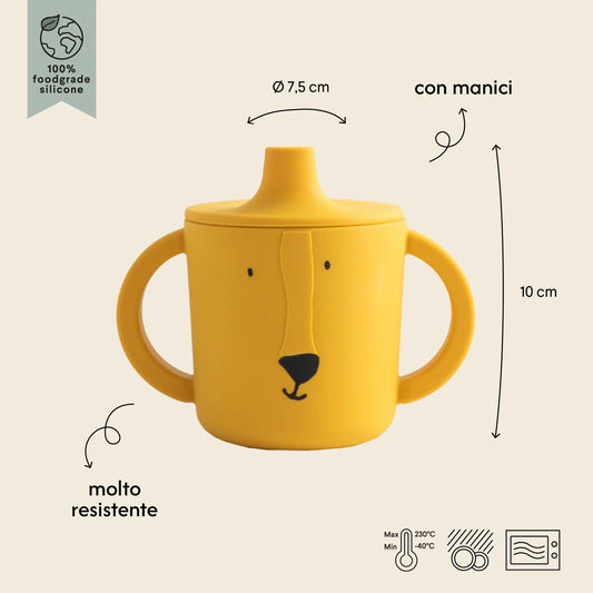 Bicchiere in silicone - Lion
