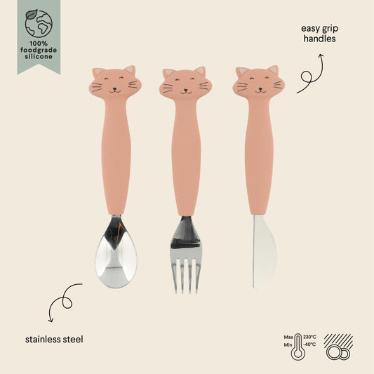 Set posate in acciaio - Cat