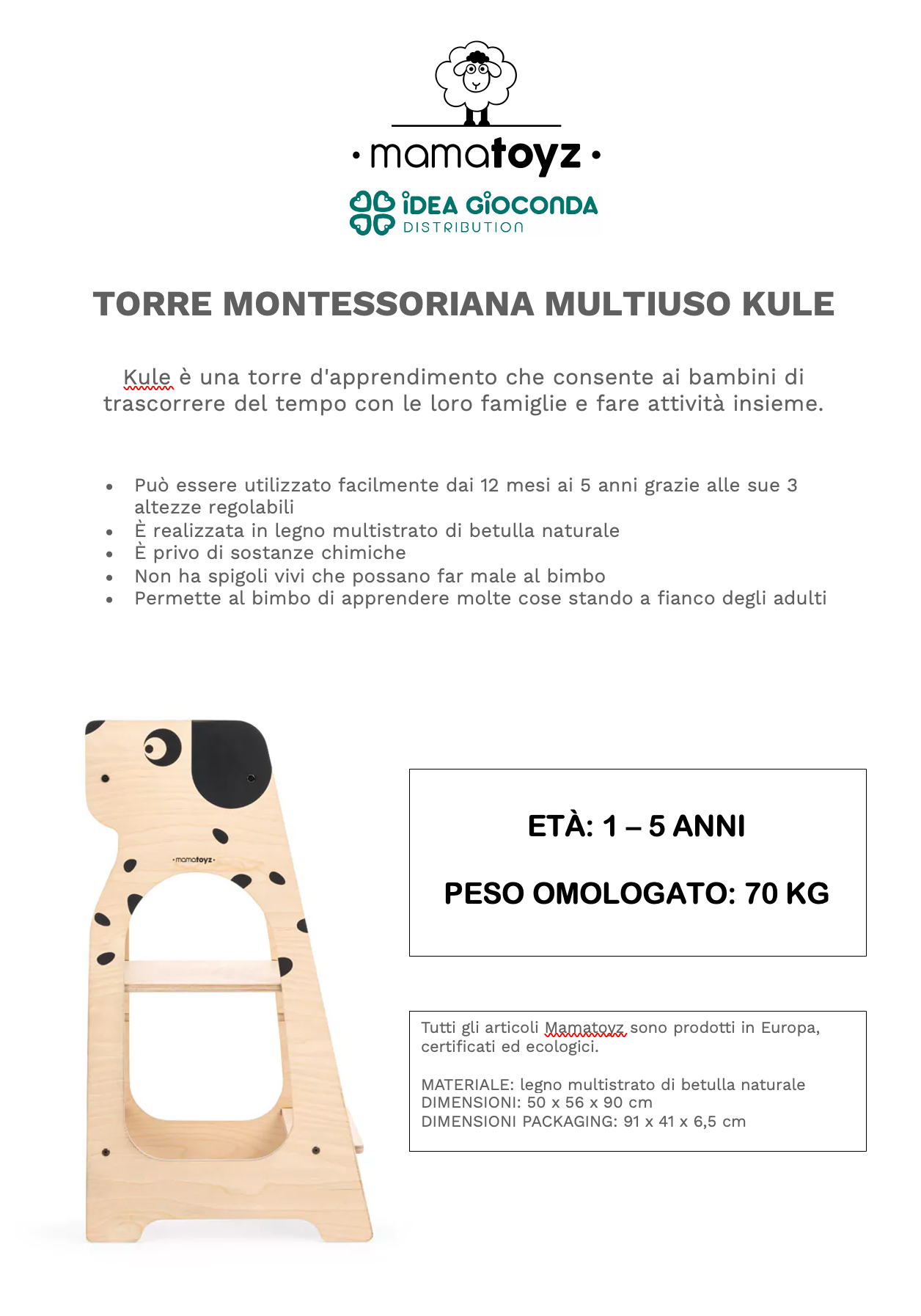 Torre montessoriana Mamatoyz
