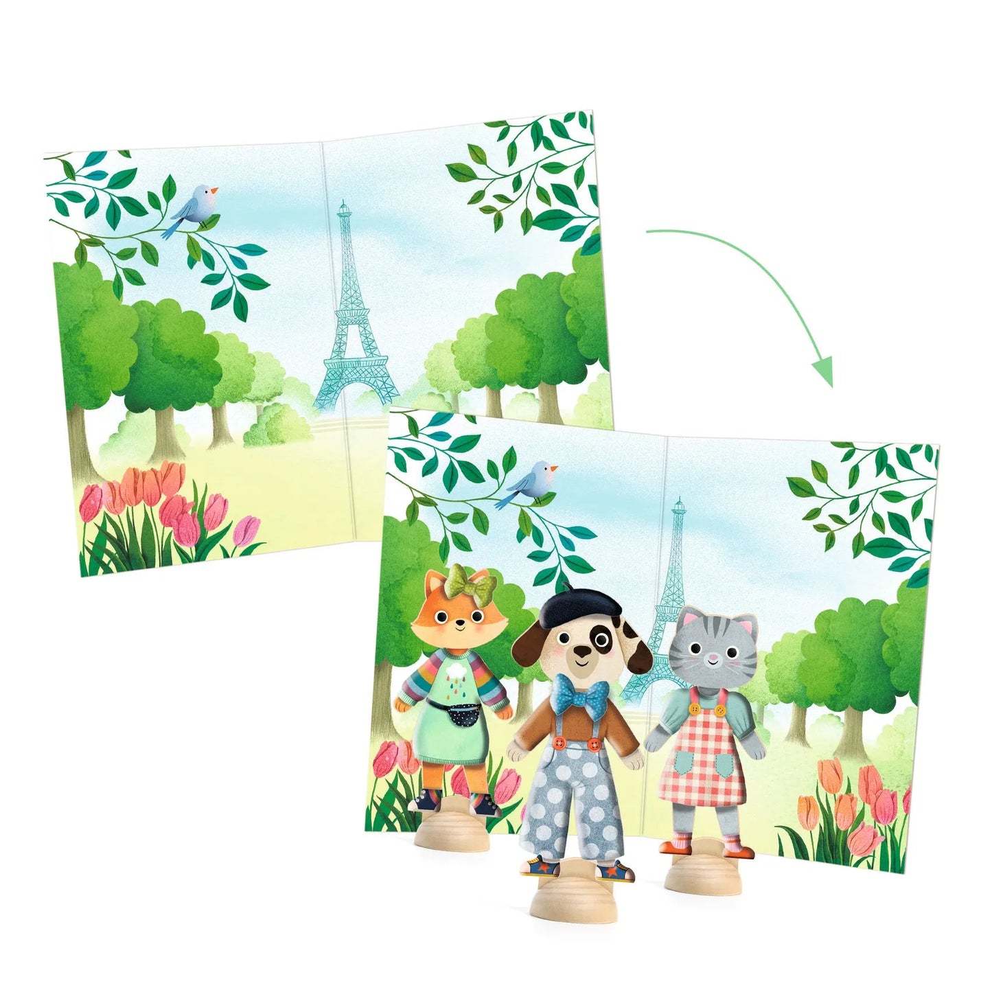 COLLAGE Bonjour Paris Djeco