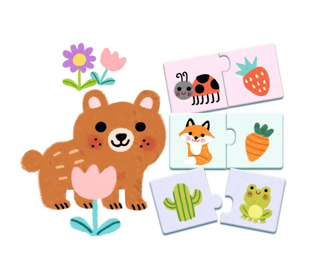 PUZZLE DUO Djeco -I colori-