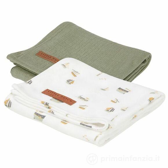 Set 2 telini mussola Little Dutch