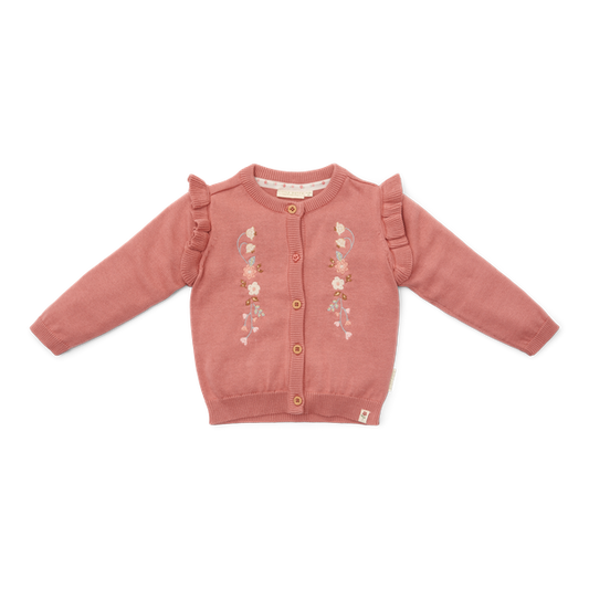 Cardigan ricamato LITTLE DUTCH