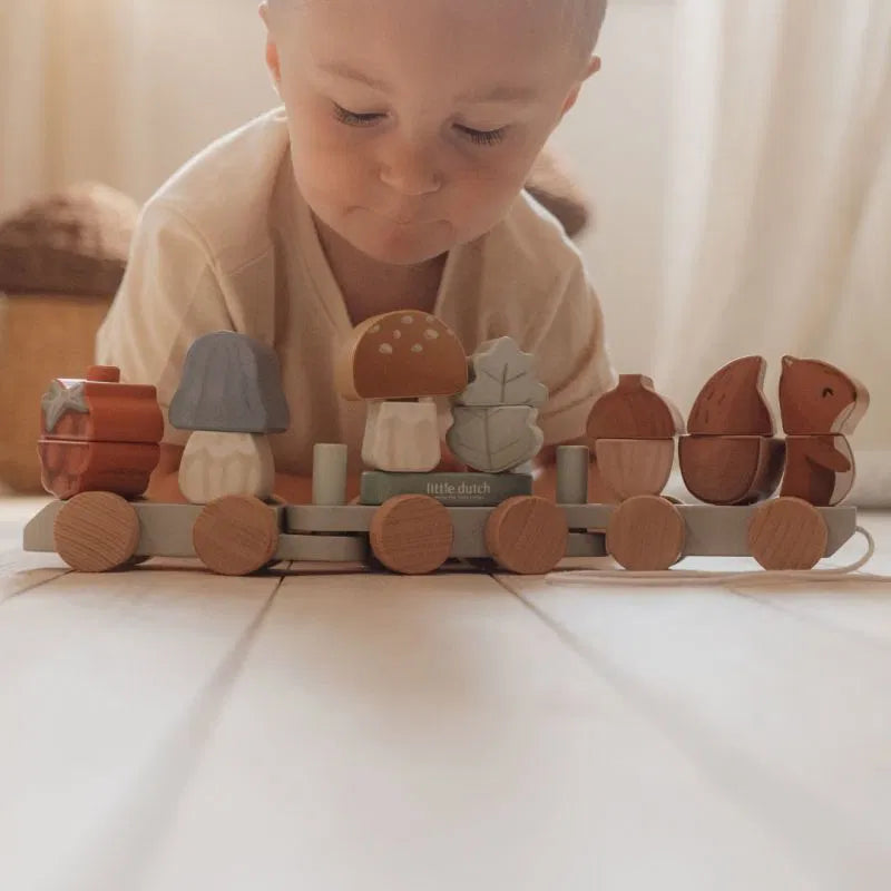 Trenino costruzioni Little Dutch - Forest Friends