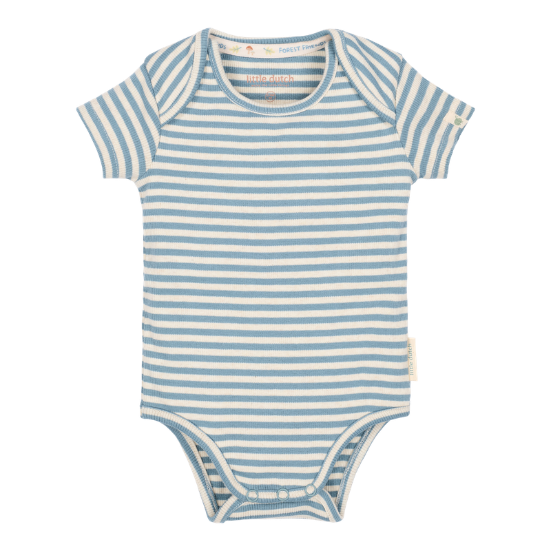 Salopette + body a righe