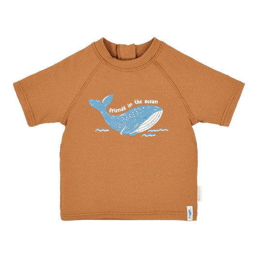 Maglia protezione UV manica corta Little Dutch - Whale