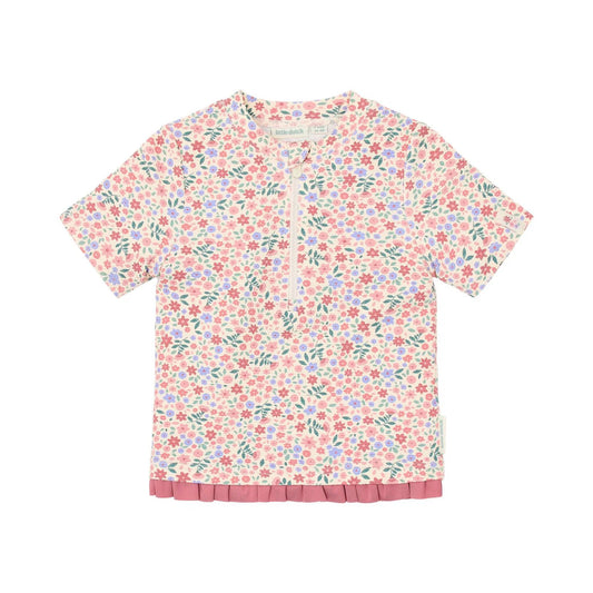 Maglia protezione UV manica corta Little Dutch - Fiorellini