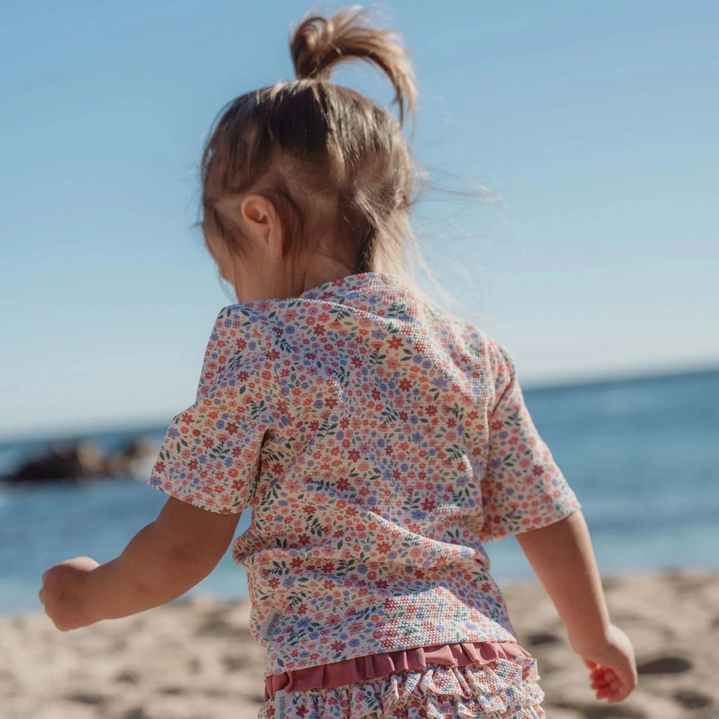 Maglia protezione UV manica corta Little Dutch - Fiorellini