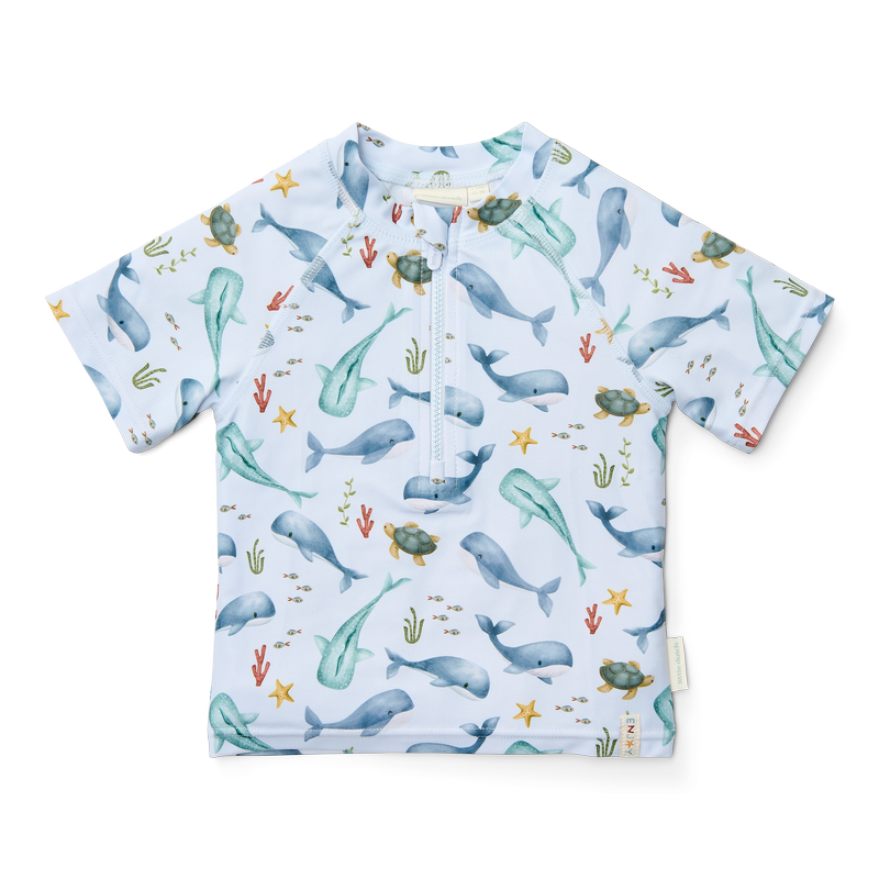 Maglia protezione UV manica corta Little Dutch - Ocean Friends