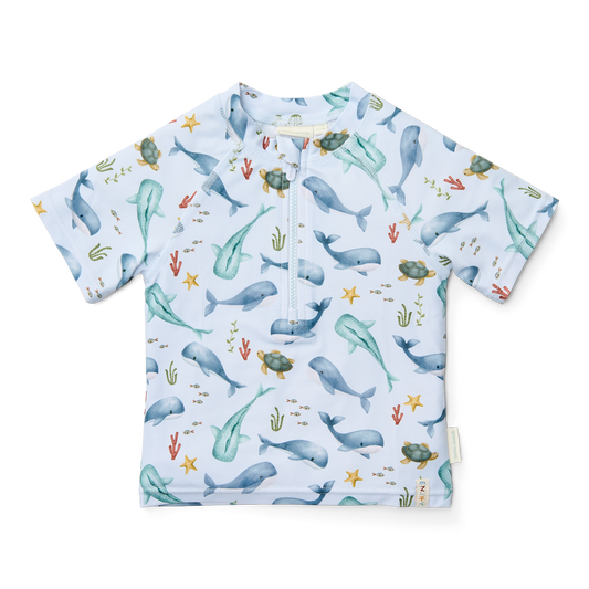Maglia protezione UV manica corta Little Dutch - Ocean Friends