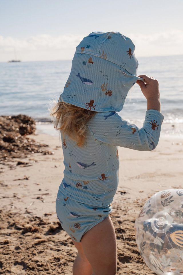 Cappello con copricollo Little Dutch OCEAN