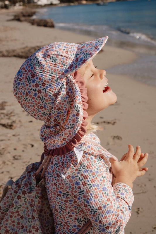 Cappello con copricollo Little Dutch FLOWERS
