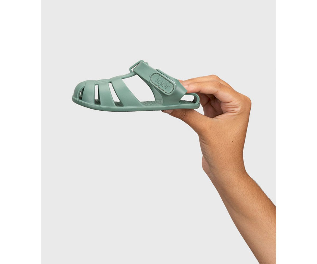 Ragnetti BAREFOOT in gomma IGOR -colore VERDE MATCHA
