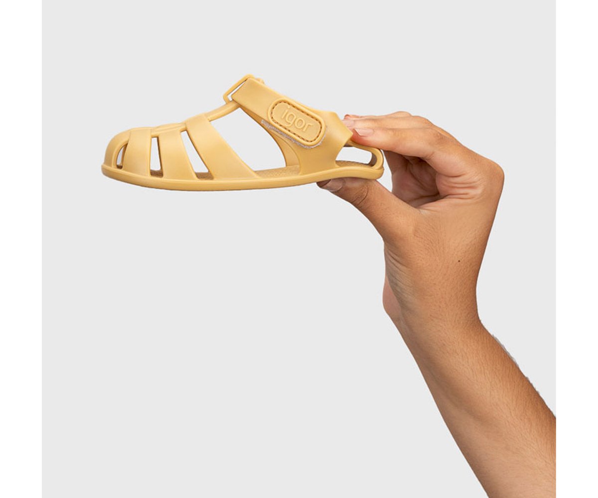 Ragnetti BAREFOOT in gomma IGOR -colore GIALLO DIJON