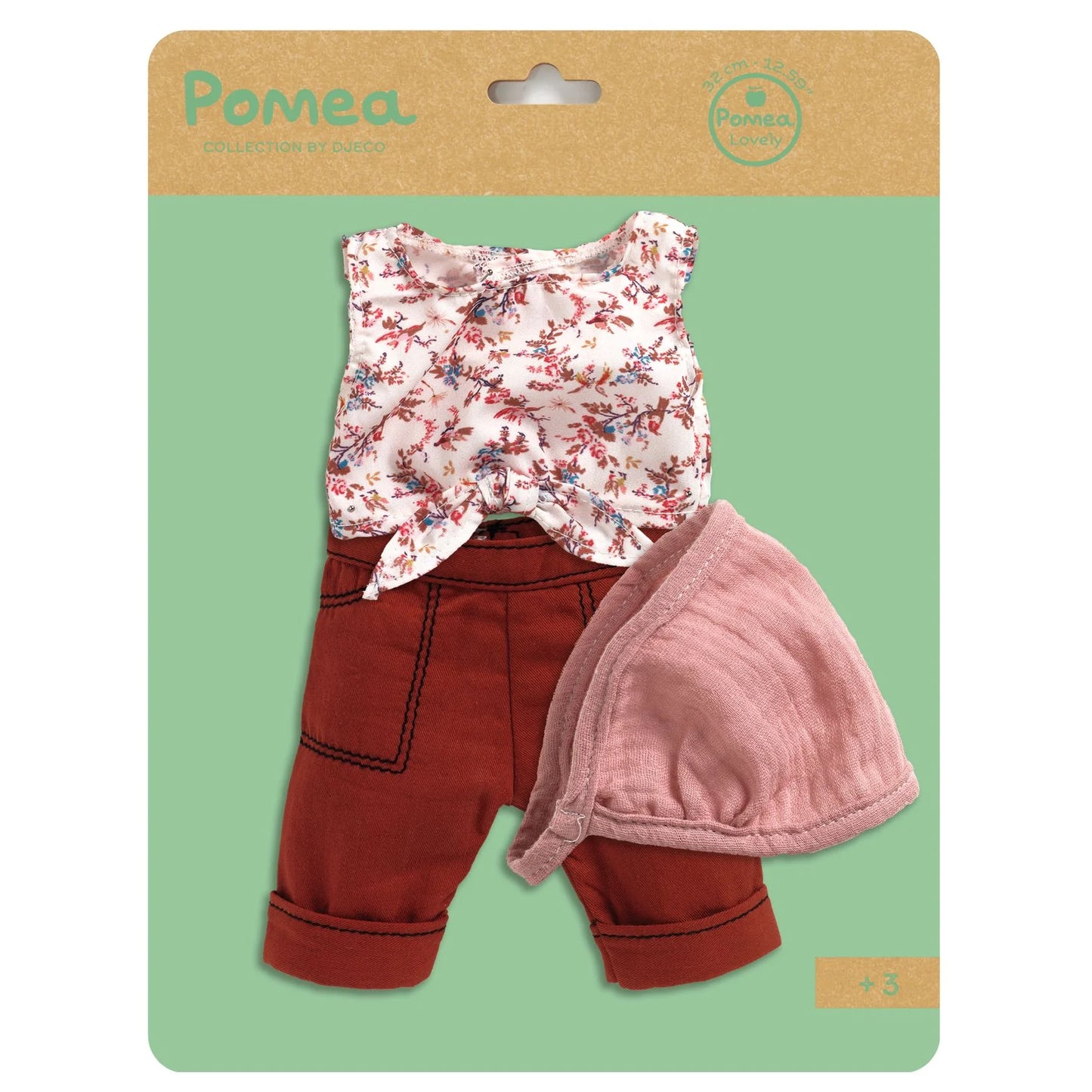 Vestiti per bambole Lovely Pomea - Burgundy