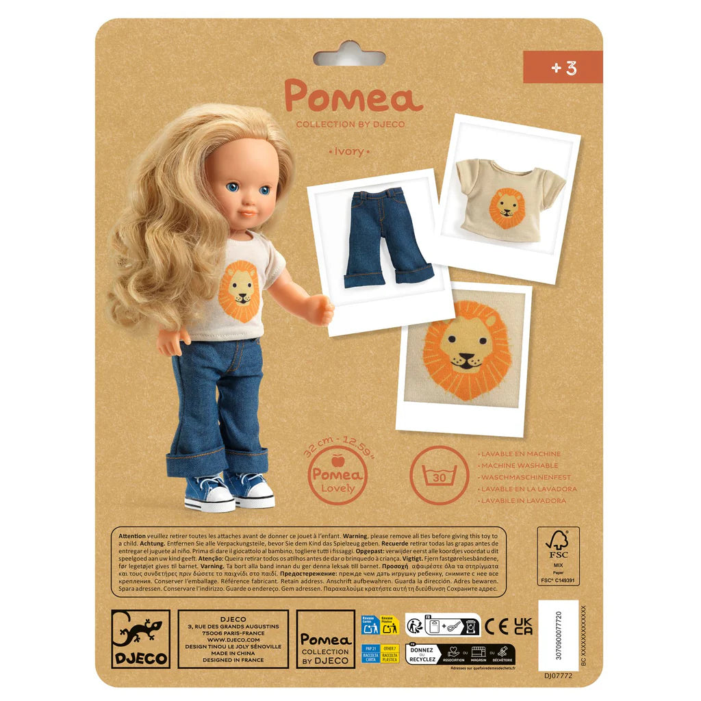 Vestiti per bambole Lovely Pomea - Ivory