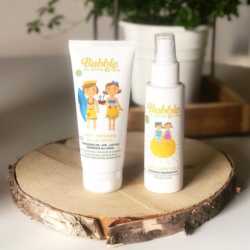 Crema solare + doposole Bubble&Co
