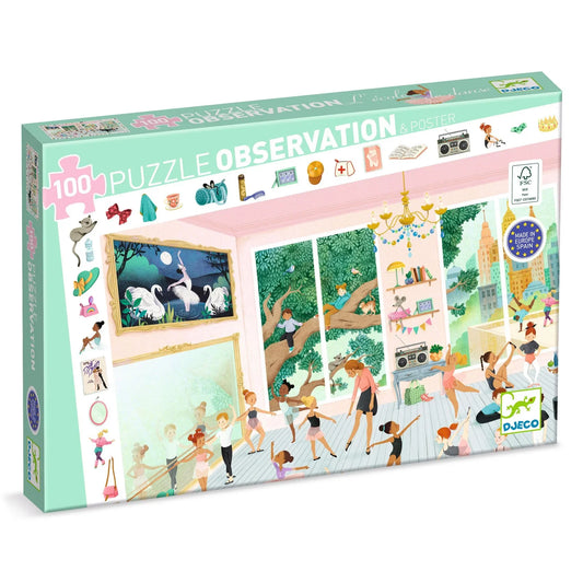 PUZZLE OBSERVATION Djeco -La scuola di danza- 5+