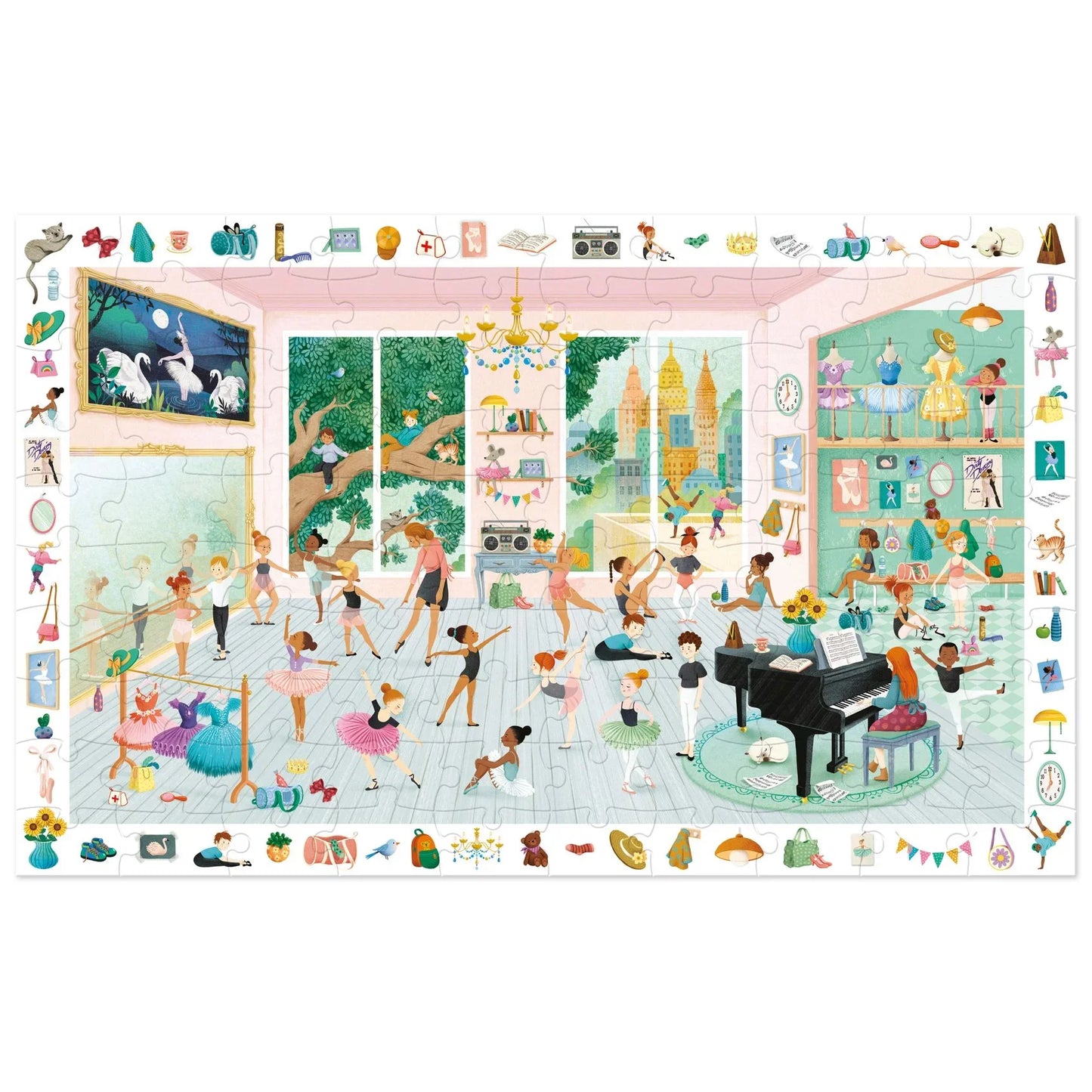 PUZZLE OBSERVATION Djeco -La scuola di danza- 5+