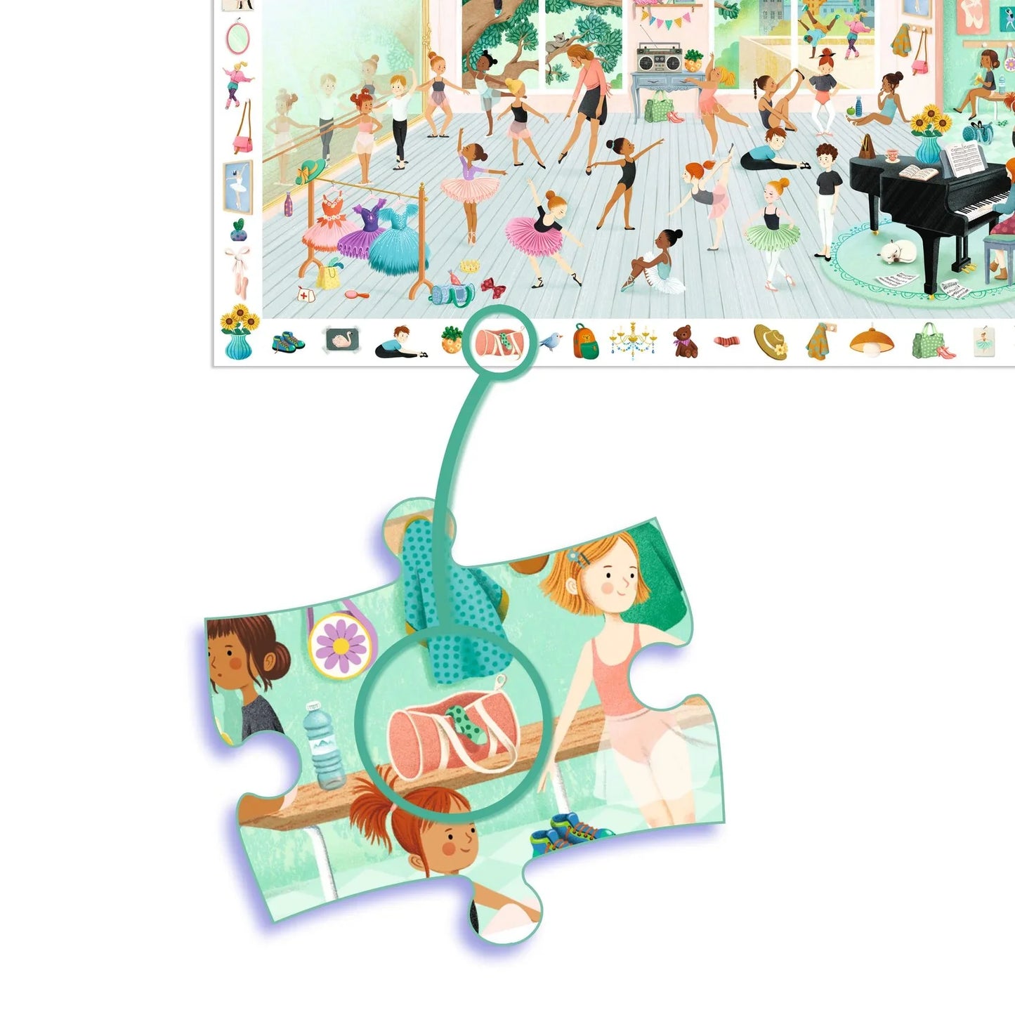 PUZZLE OBSERVATION Djeco -La scuola di danza- 5+