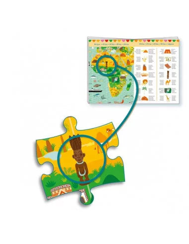 PUZZLE OBSERVATION Djeco -Tour del mondo- 6+