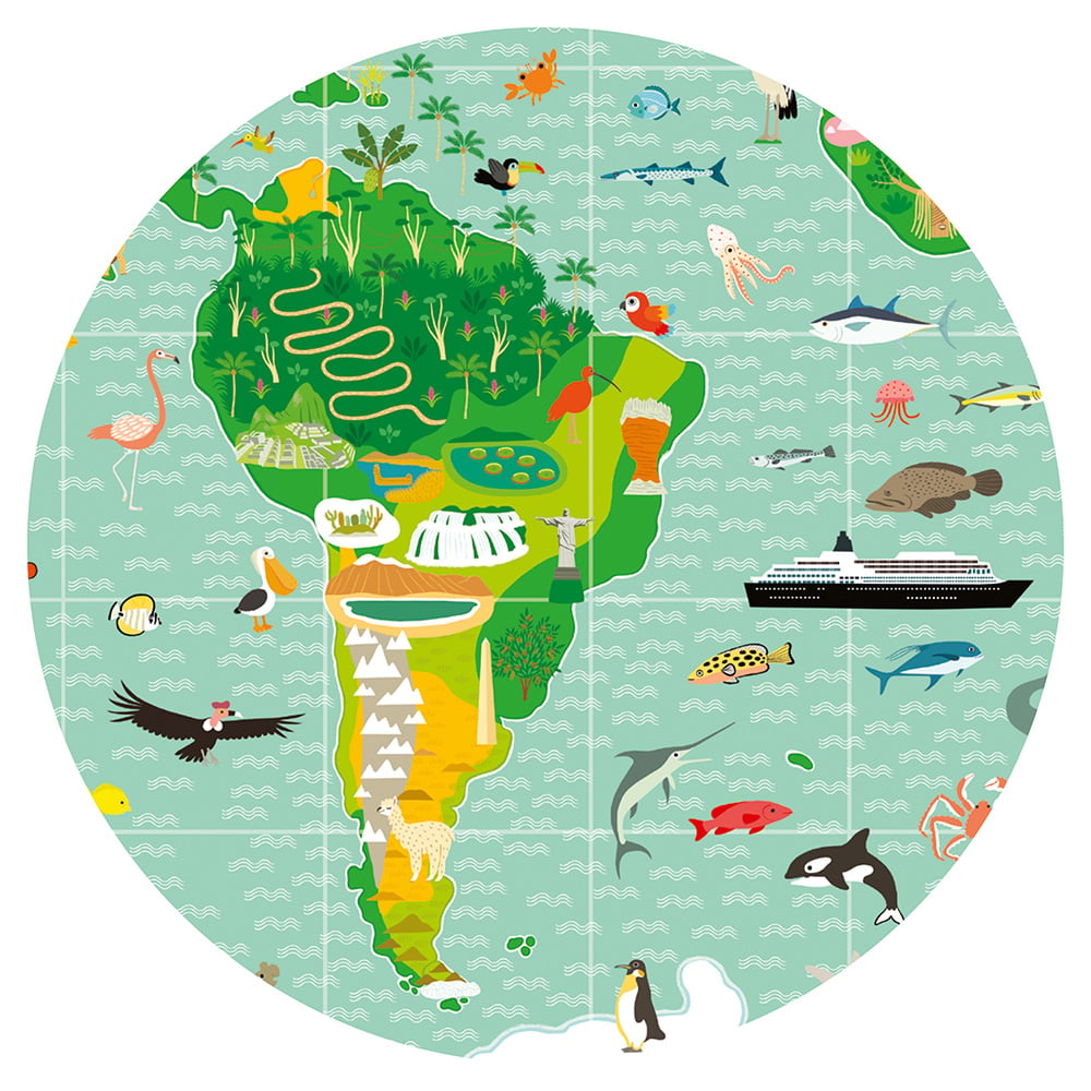 PUZZLE OBSERVATION Djeco -Tour del mondo- 6+