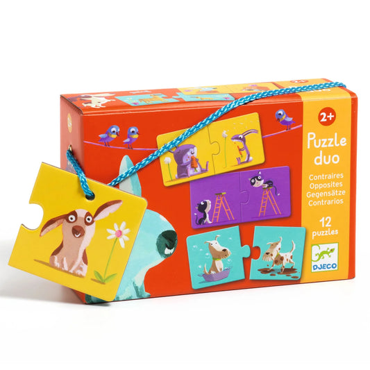 PUZZLE DUO Djeco -Gli opposti-