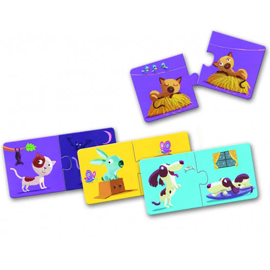PUZZLE DUO Djeco -Gli opposti-