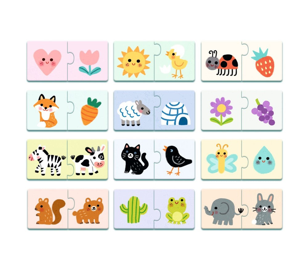 PUZZLE DUO Djeco -I colori-