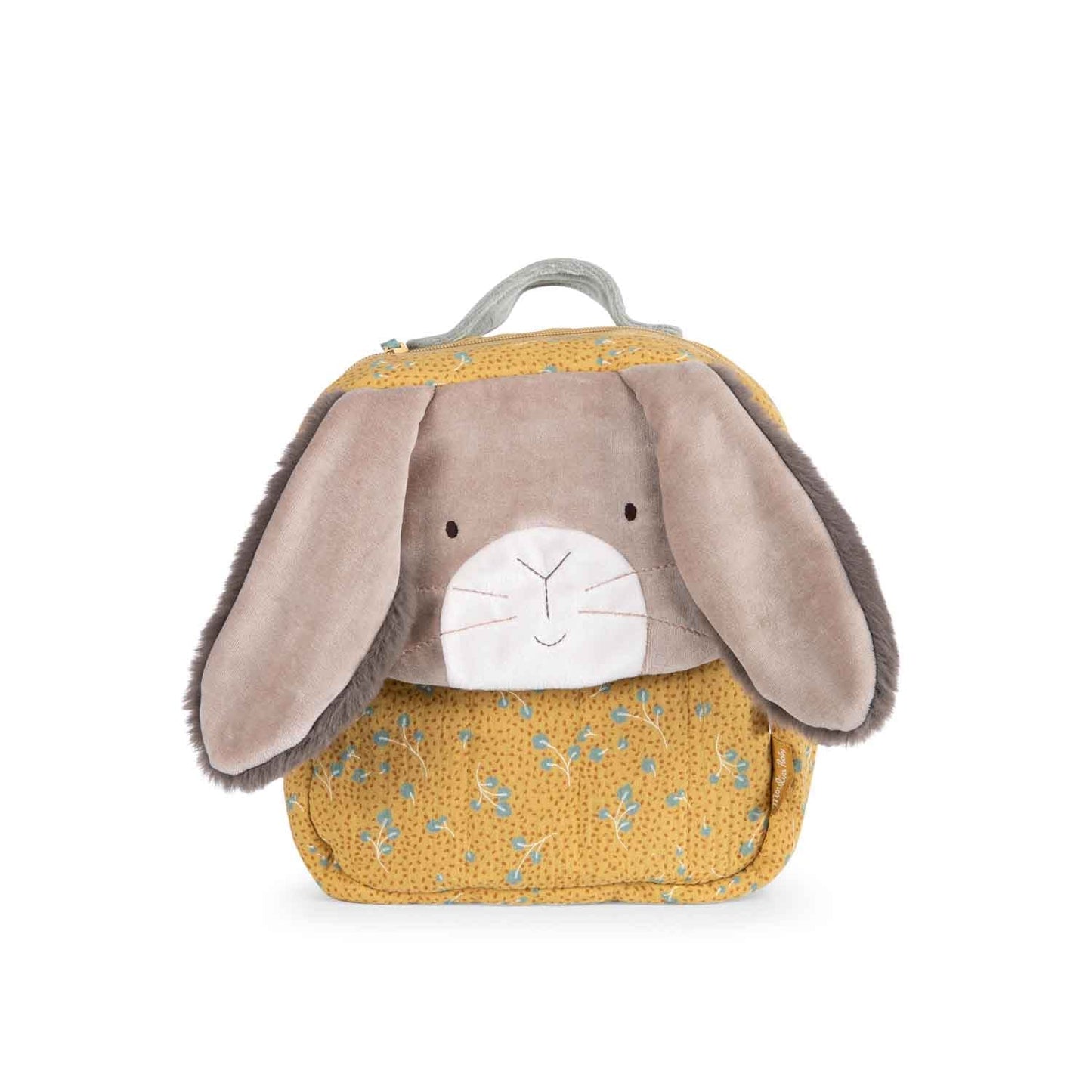 Zaino morbido Moulin Roty coniglietto ocra