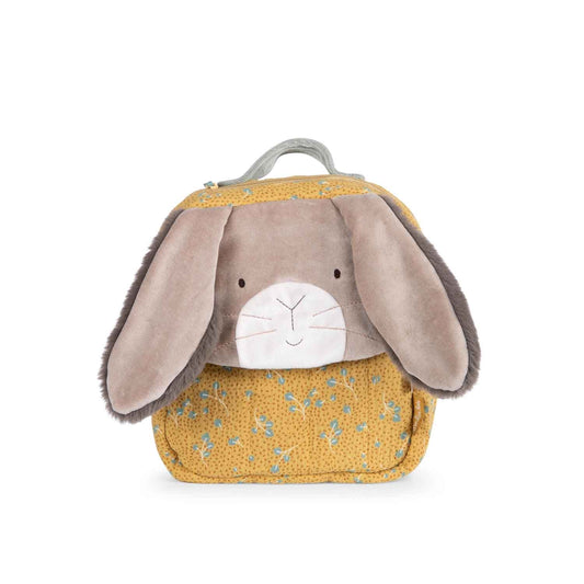 Zaino morbido Moulin Roty coniglietto ocra