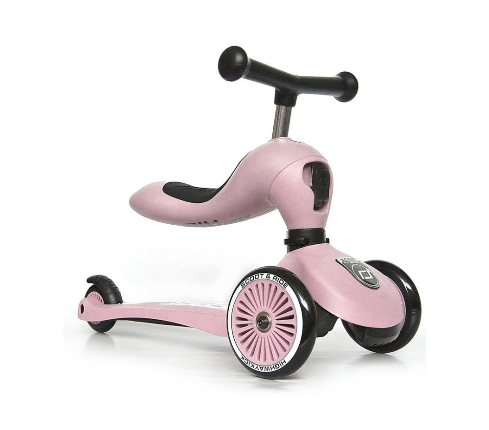 Monopattino e cavalcabile Scoot&Ride - Rosa