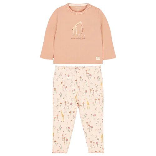 Pigiamino due pezzi Little Dutch - Safari Flamingo