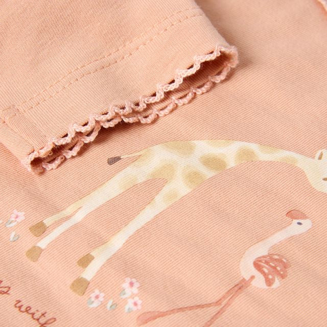 Pigiamino due pezzi Little Dutch - Safari Flamingo