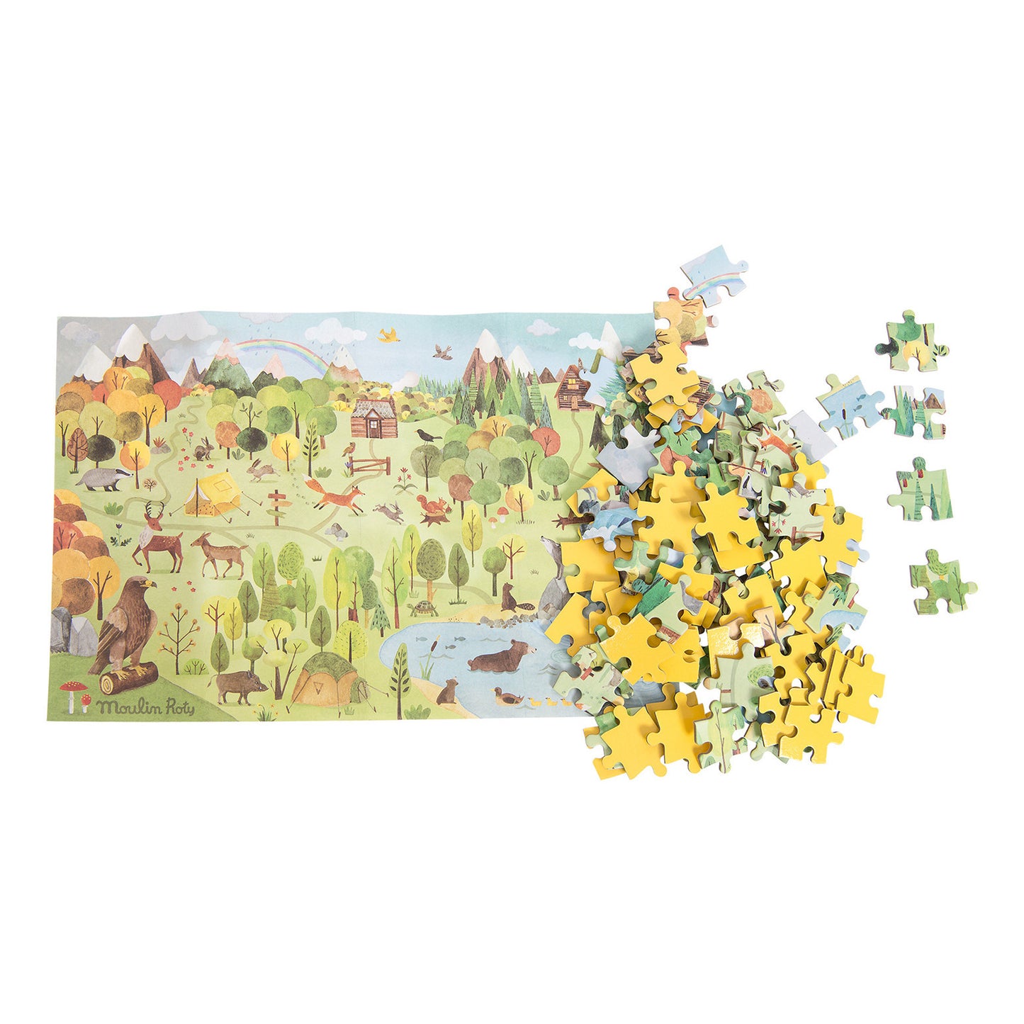 Puzzle foresta Moulin Roty